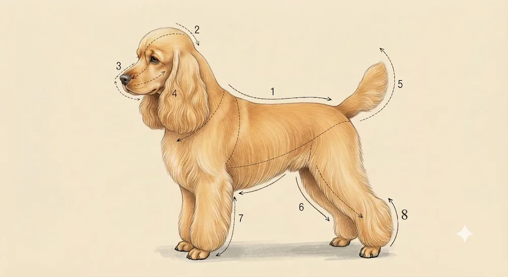 Diagrama Cocker Spaniel