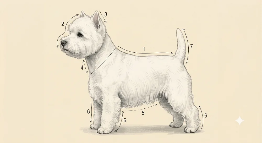 Diagrama West Highland White Terrier
